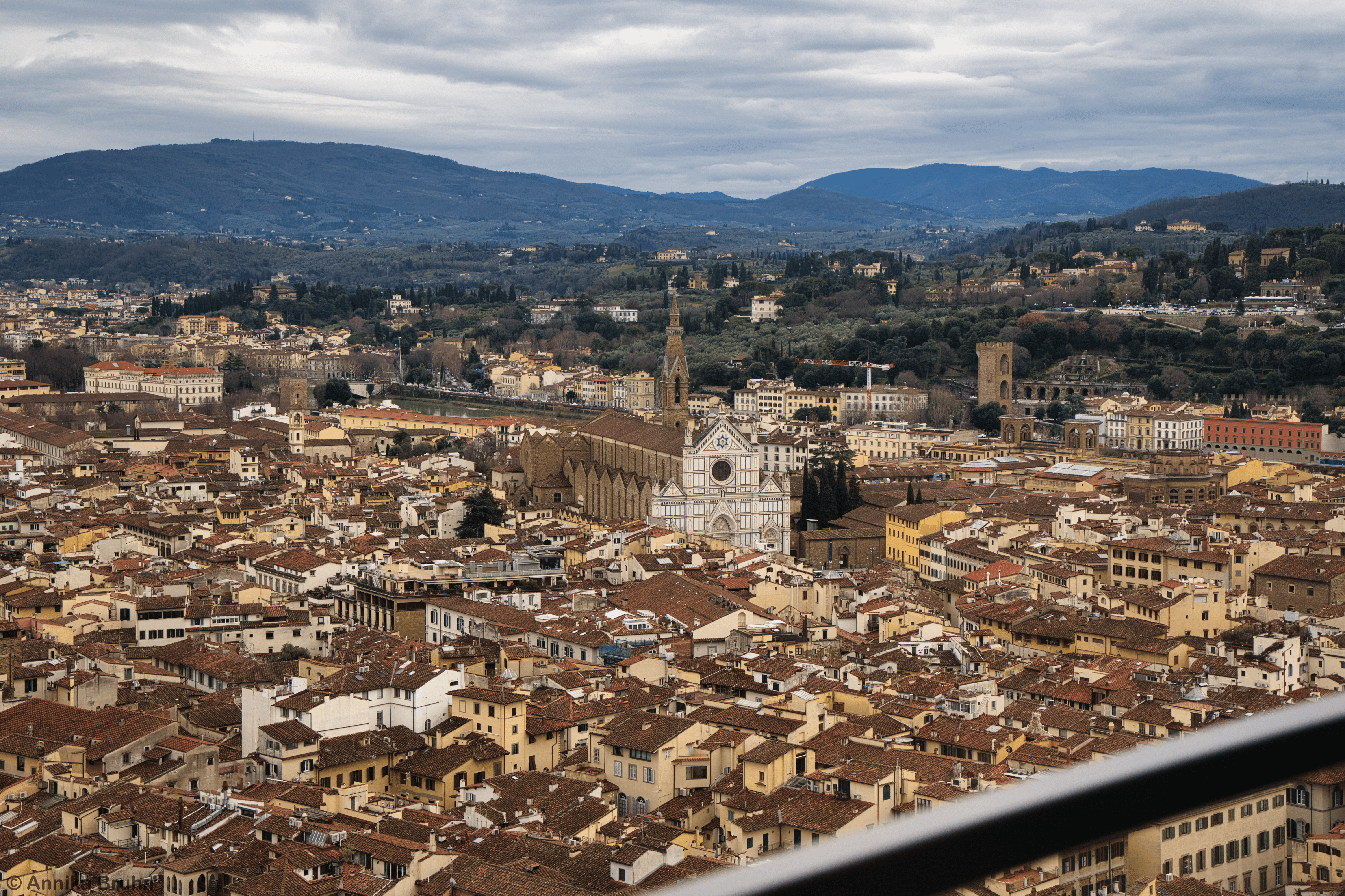 Florenz von oben Richtung Osten